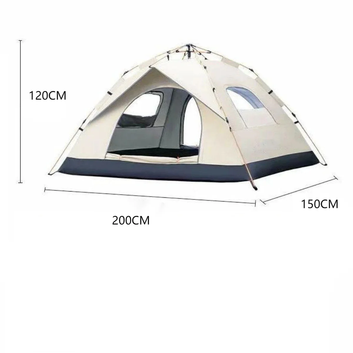 Zenith Tent: Find your ultimate outdoor comfort with this automatic quick-opening tent, providing a rainproof and sunshine-proof shelter for 2-4 people—your essential companion for fishing and beach activities.