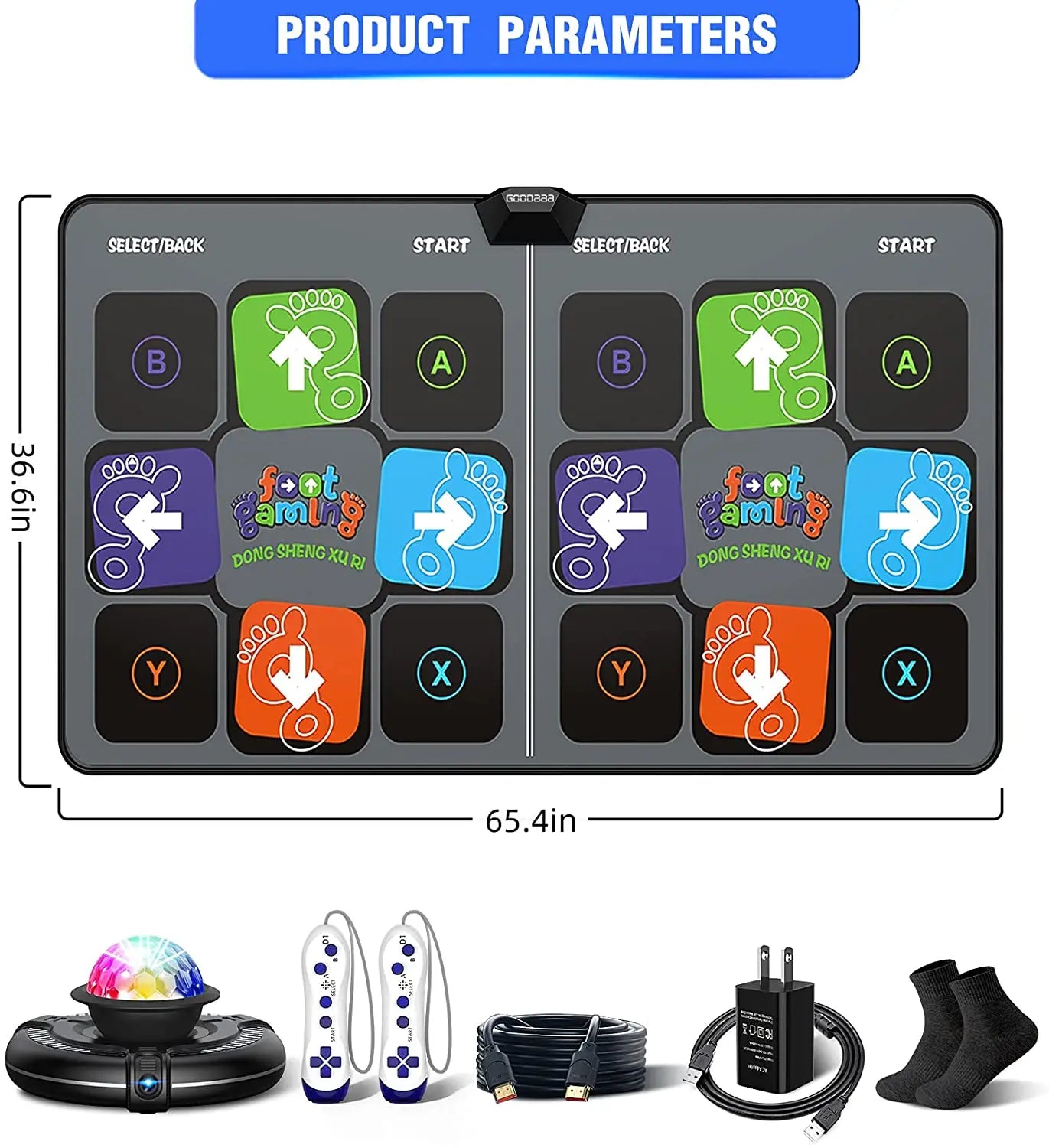 DanceFlow:The ultimate wireless dance mat for family fun and fitness on your TV and PC.