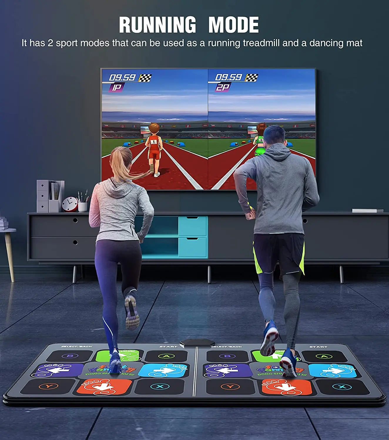 DanceFlow:The ultimate wireless dance mat for family fun and fitness on your TV and PC.