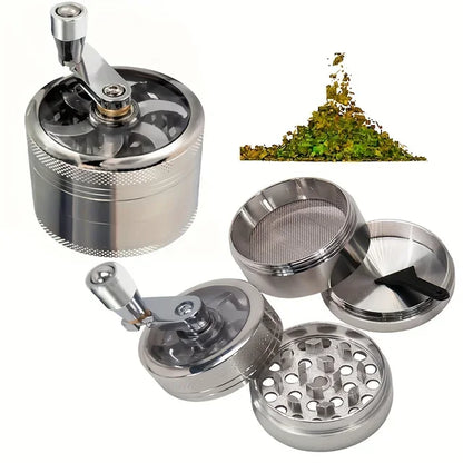 Stainless Steel Nut & Spice Grinder with Manual Handle
