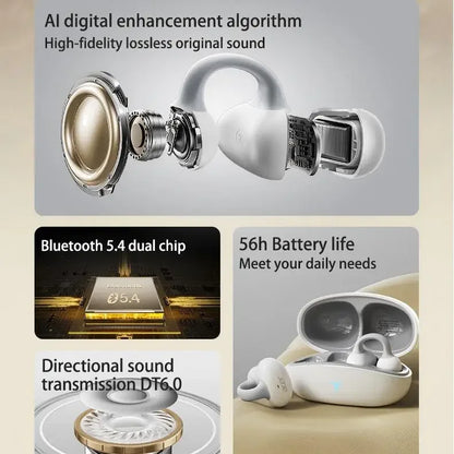 Acer SoundFlow: Experience freedom with Dolby Sound, IP5 waterproof design, and a secure clip-on fit.