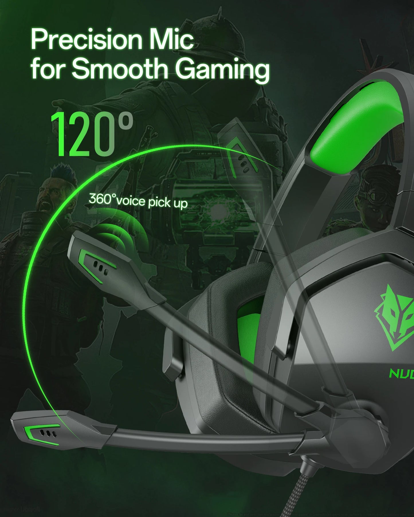 Nebula  Hear the victory.( Immerse yourself in the game with the NUBWO N16 Gaming Headset.)