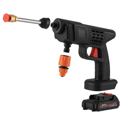 AquaJet Pro: The ultimate portable solution for a sparkling clean car, powered by a 300W motor and a long-lasting 12000mAh battery.