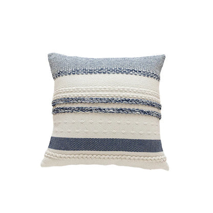 LuxeLoom: Find simple elegance with our light luxury stripe pillow cushion cover, a versatile home decoration (30x50/45x45cm) for your living room sofa, bedhead, or car.
