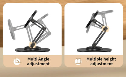 MagniFlex: A 1080° rotation magnetic phone holder with a foldable design, offering a multi-angle adjustable stand for iPhone, Samsung, and more.