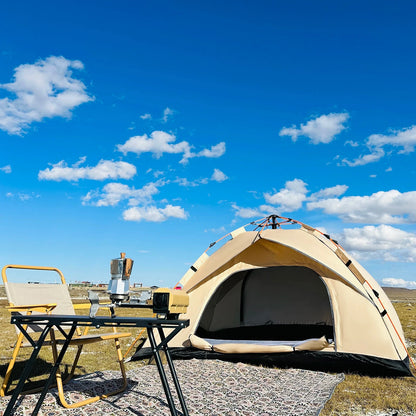 Zenith Tent: Find your ultimate outdoor comfort with this automatic quick-opening tent, providing a rainproof and sunshine-proof shelter for 2-4 people—your essential companion for fishing and beach activities.