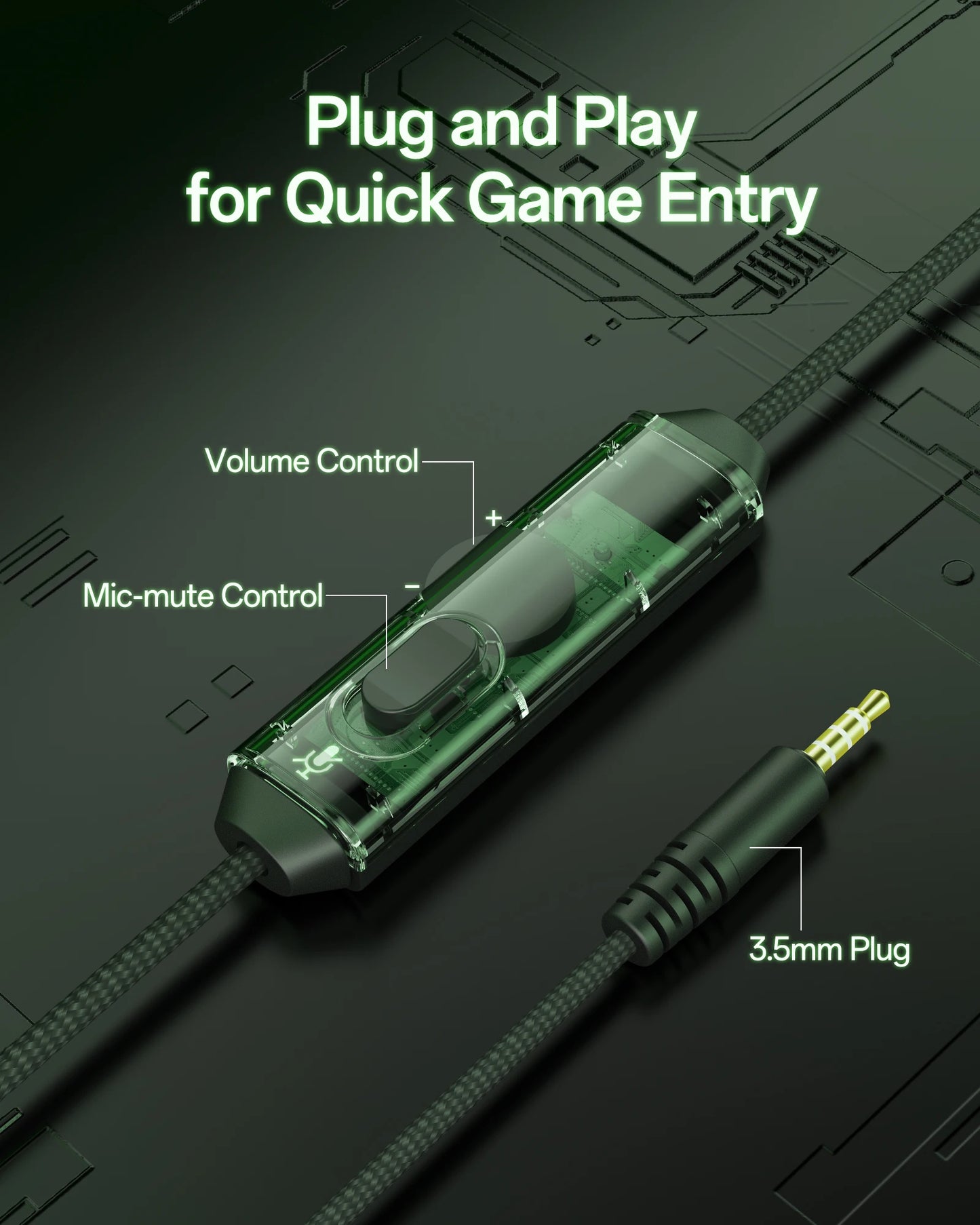 Nebula  Hear the victory.( Immerse yourself in the game with the NUBWO N16 Gaming Headset.)