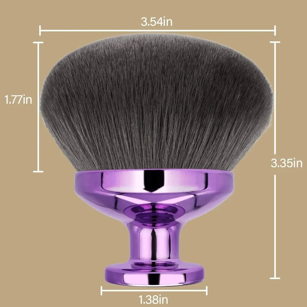 Aura Blend : Appliquez sans effort le maquillage corporel et l'autobronzant à l'aide de notre pinceau kabuki extra-large conçu pour un professionnel