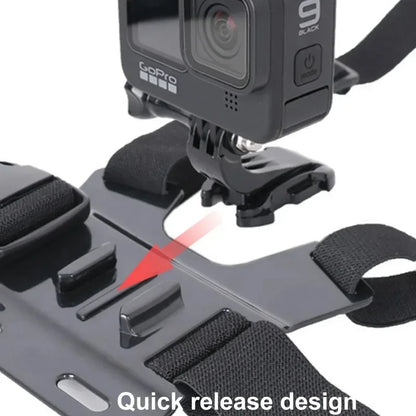 LiveClip: The 5-in-1 chest strap phone holder for first-person video recording, live streaming, and hands-free use.