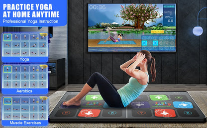 DanceFlow:The ultimate wireless dance mat for family fun and fitness on your TV and PC.