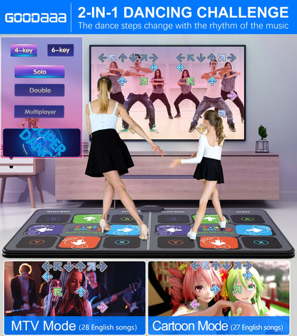 DanceFlow:The ultimate wireless dance mat for family fun and fitness on your TV and PC.
