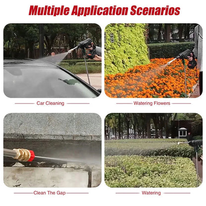 AquaJet Pro: The ultimate portable solution for a sparkling clean car, powered by a 300W motor and a long-lasting 12000mAh battery.