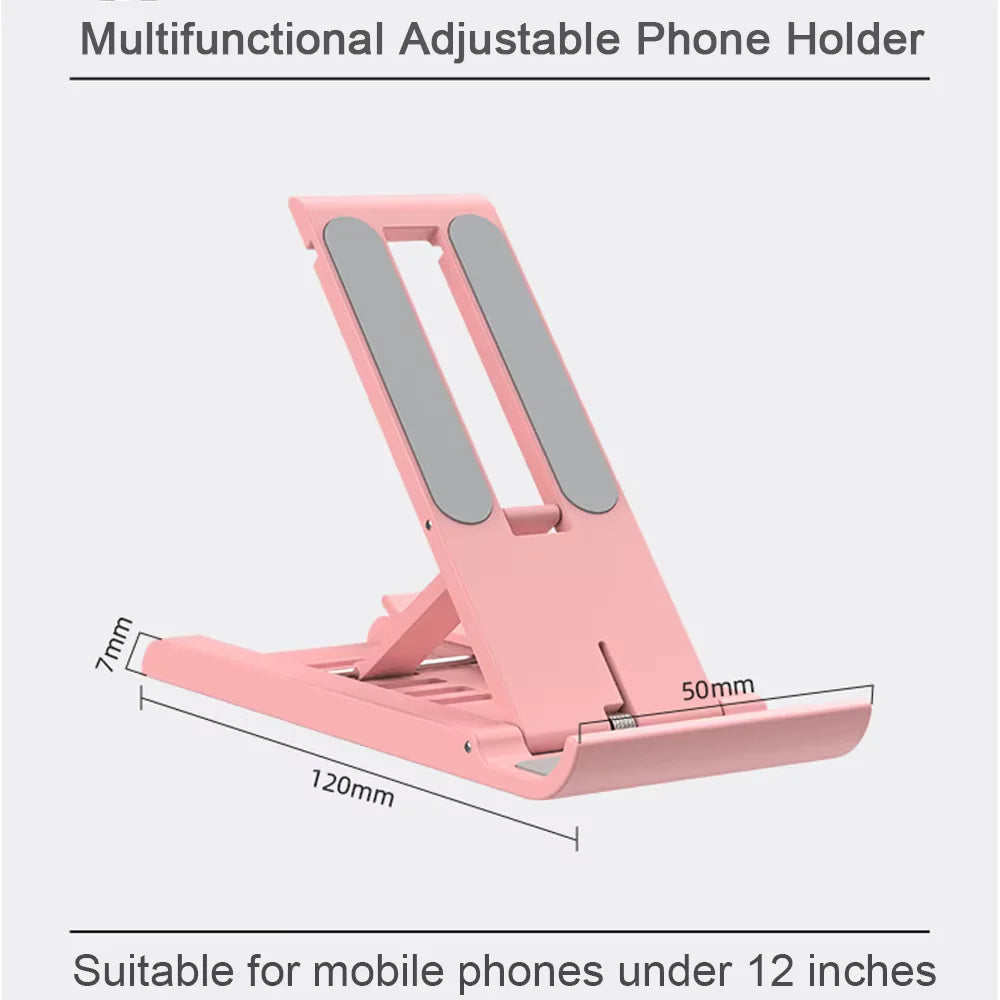PocketStand: A portable mini mobile phone stand that folds flat, perfect for your Xiaomi, iPhone, and Samsung devices.