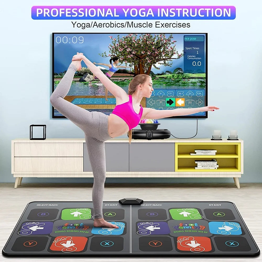 DanceFlow:The ultimate wireless dance mat for family fun and fitness on your TV and PC.